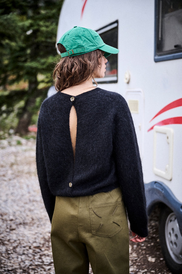 Pull en mohair Maxime noir