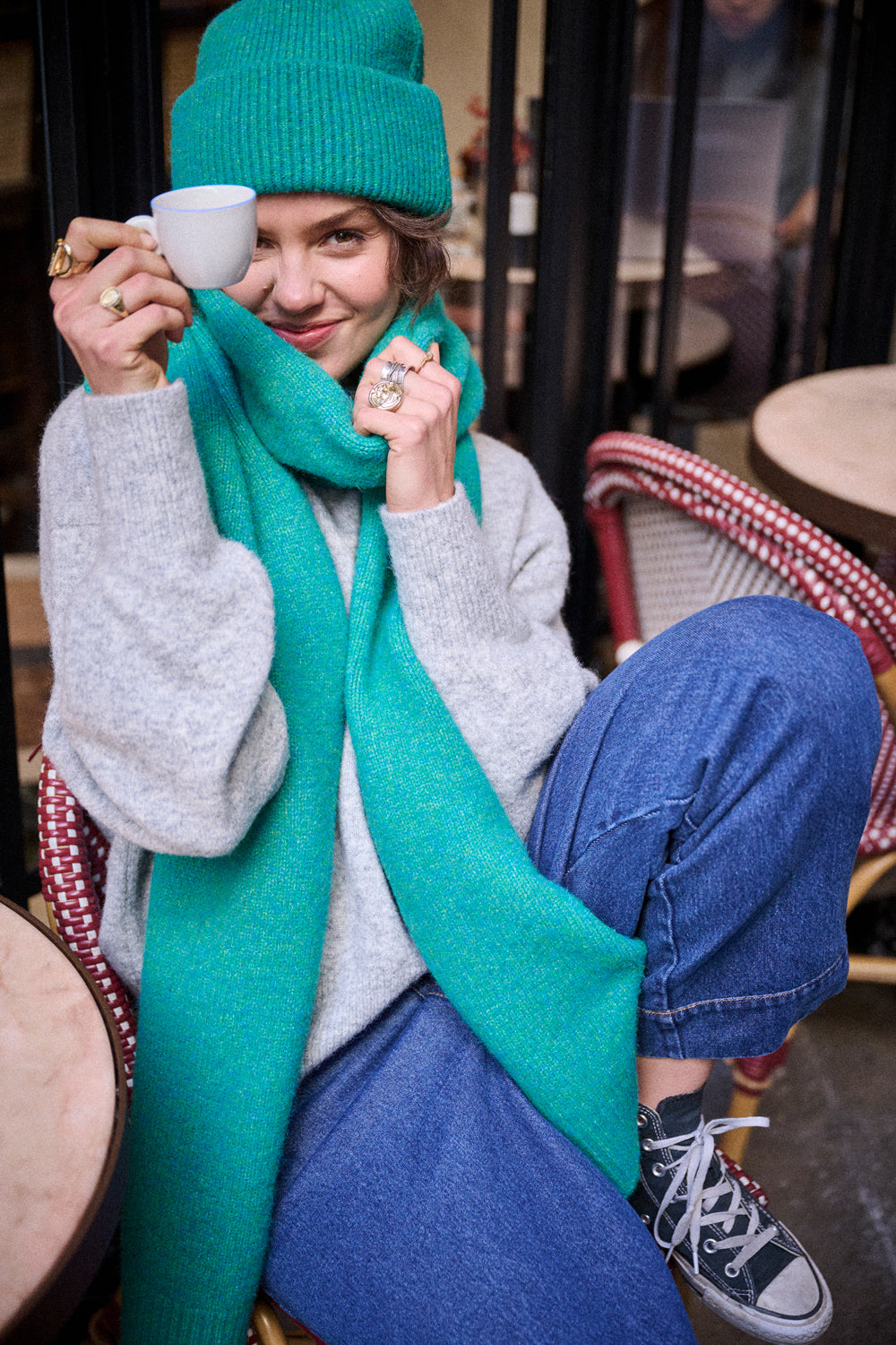 Écharpe Alysse verte