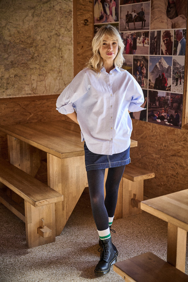 Chemise Cally bleu layette
