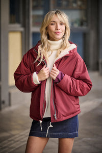 Parka Guzmania bordeaux