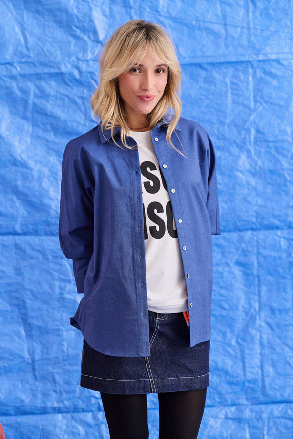 Chemise Cally blue jeans
