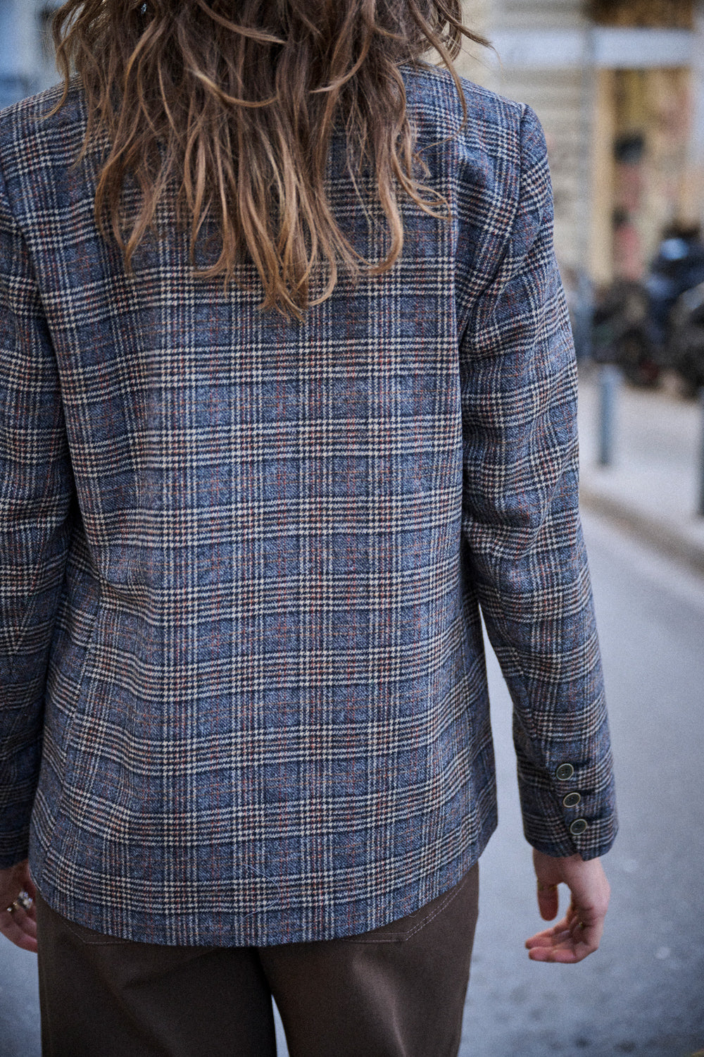 Veste Vlady à carreaux