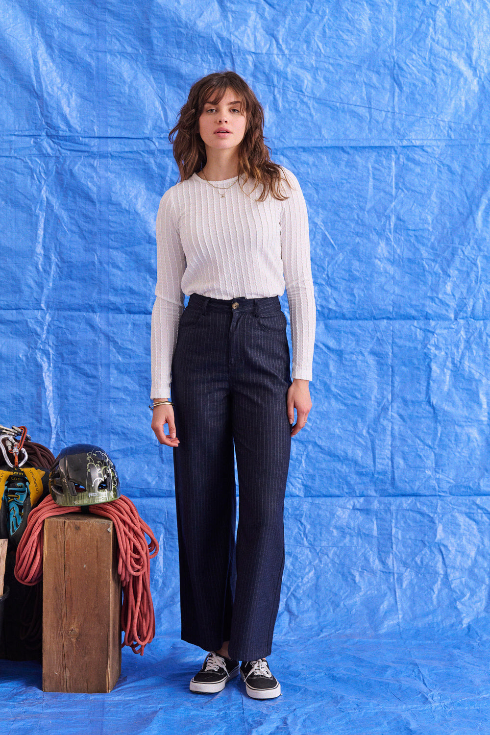 Pantalon Pali rayures Tennis