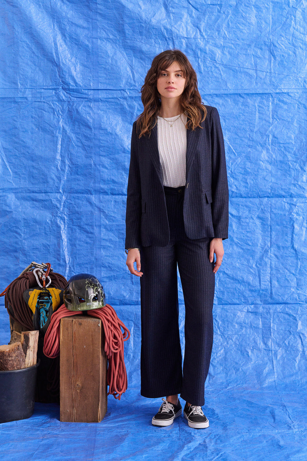 Ensemble de tailleur Erica rayures tennis