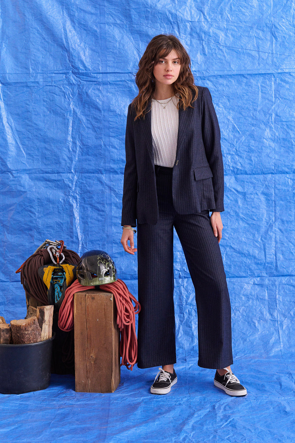 Ensemble de tailleur Erica rayures tennis