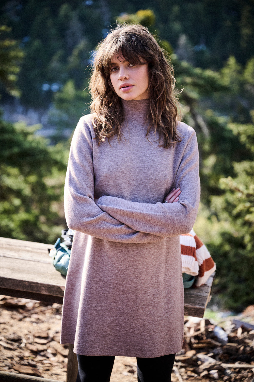 Robe Rosalya taupe