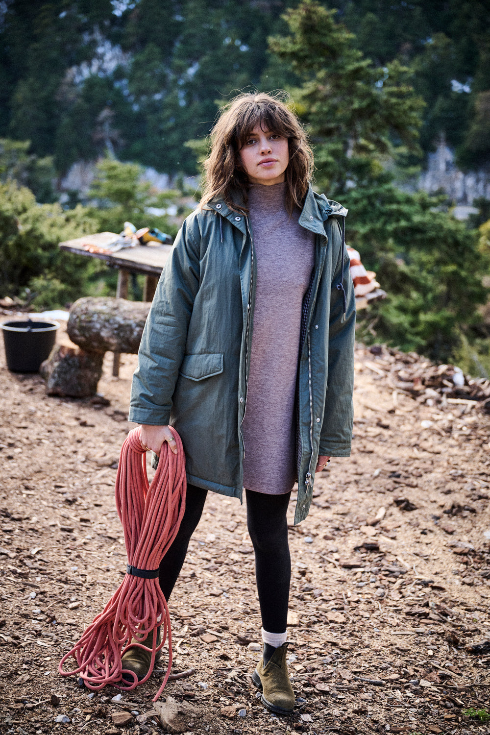 Parka Gina kaki