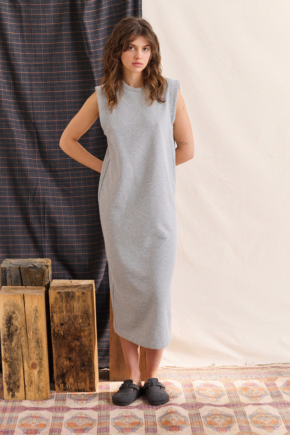 Robe Ricky grise