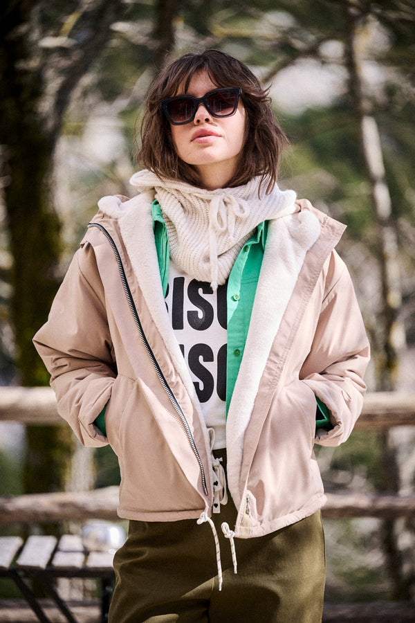 Parka Guzmania beige