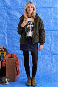 Parka Glammy • Léopard kaki