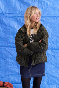 Parka Glammy • Léopard kaki