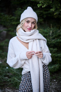 Écharpe Alysse blanche