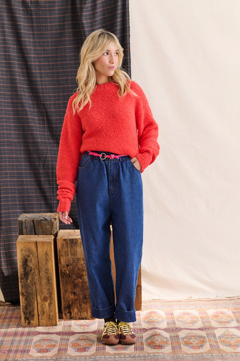 Pull Maddox rouge