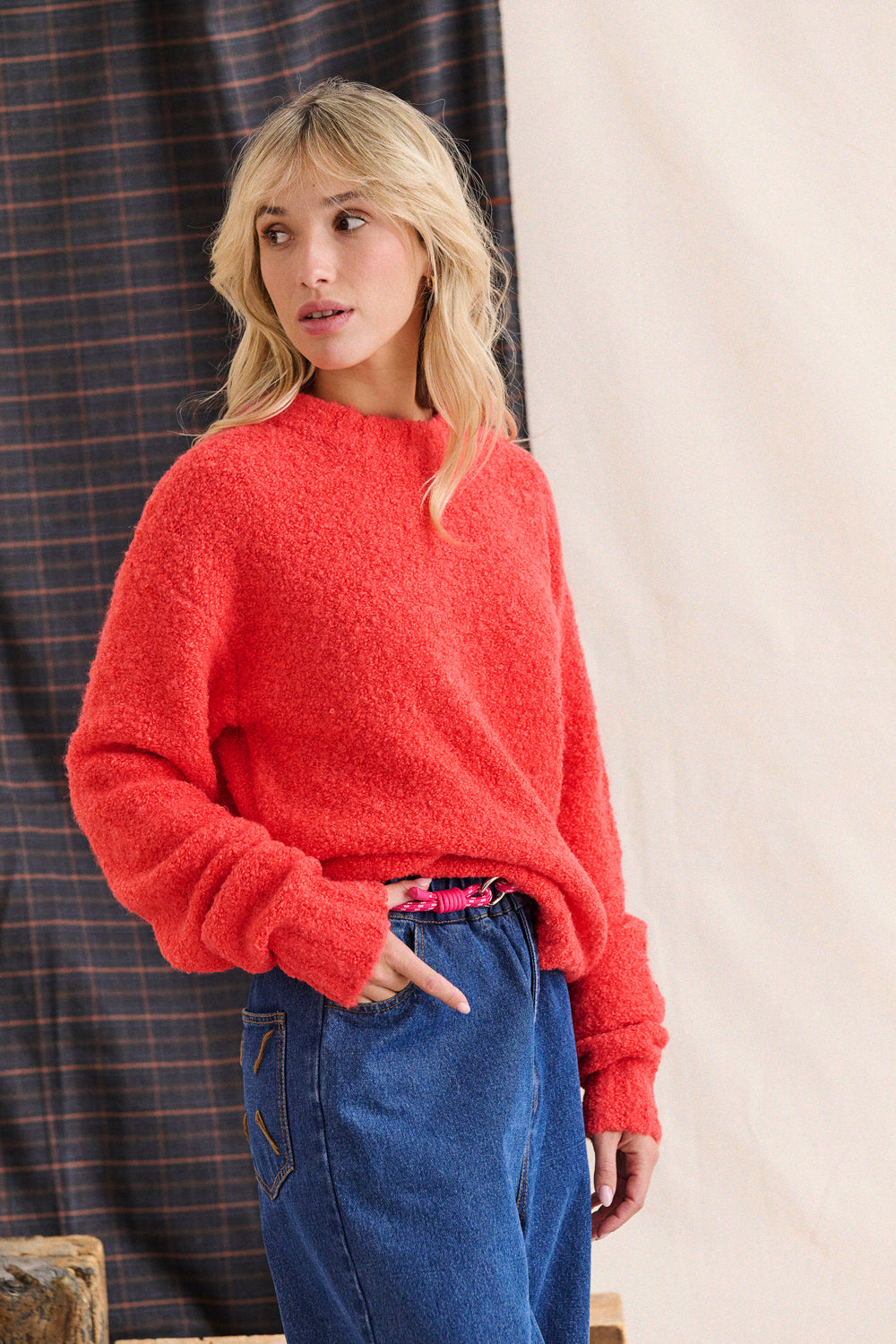 Pull Maddox rouge
