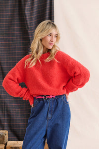 Pull Maddox rouge