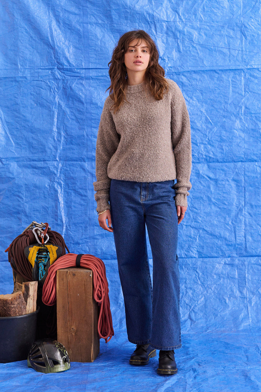Pull Maddox beige