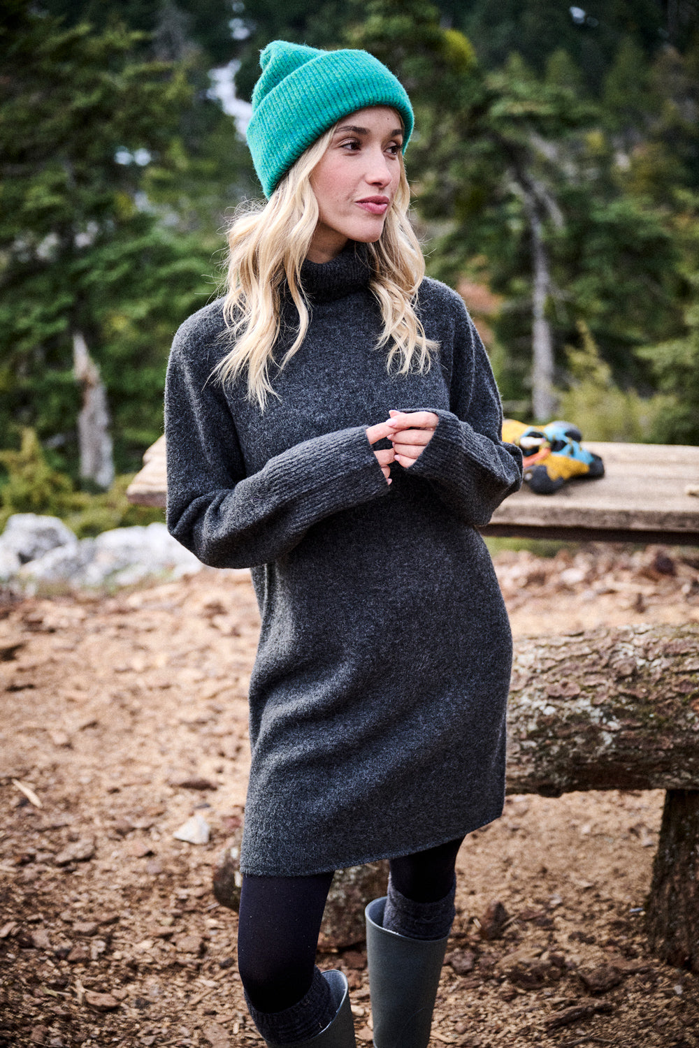 Robe Remy gris anthracite