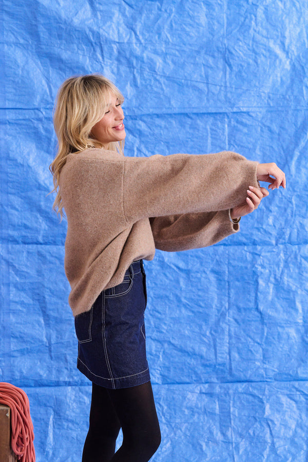 Pull Maelys beige