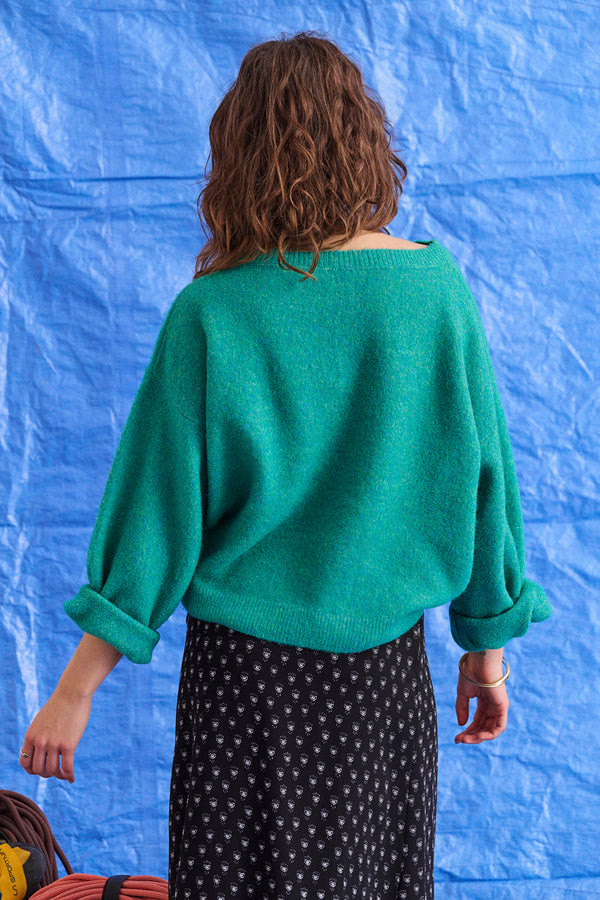 Pull Maelys vert