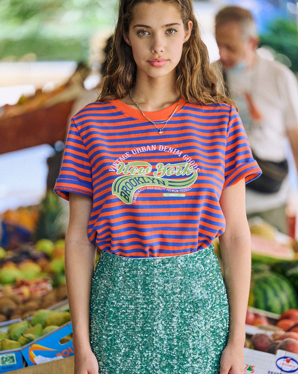 T-Shirt Tender à rayures