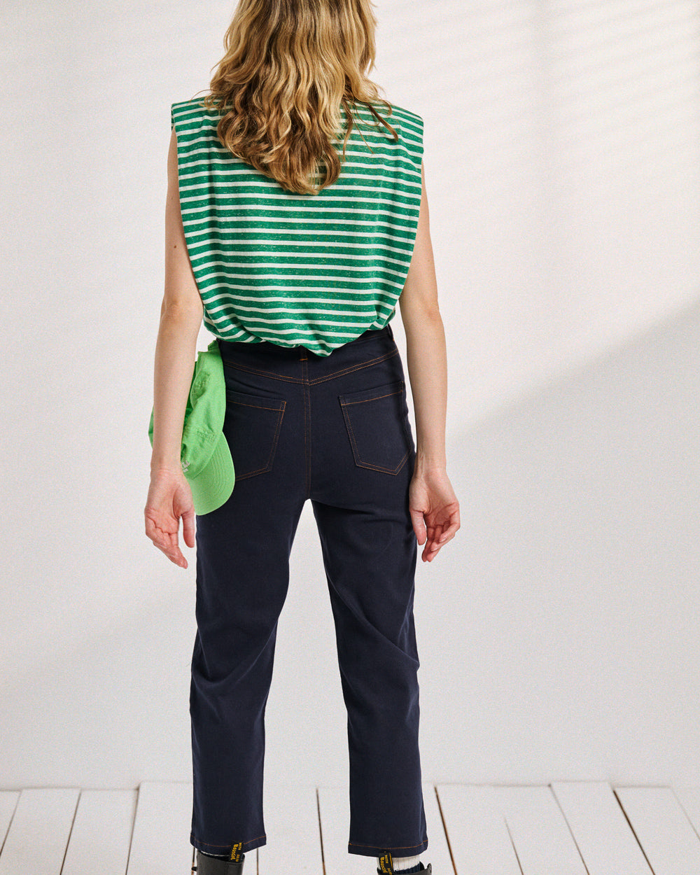 Green Stripes Taim T-shirt