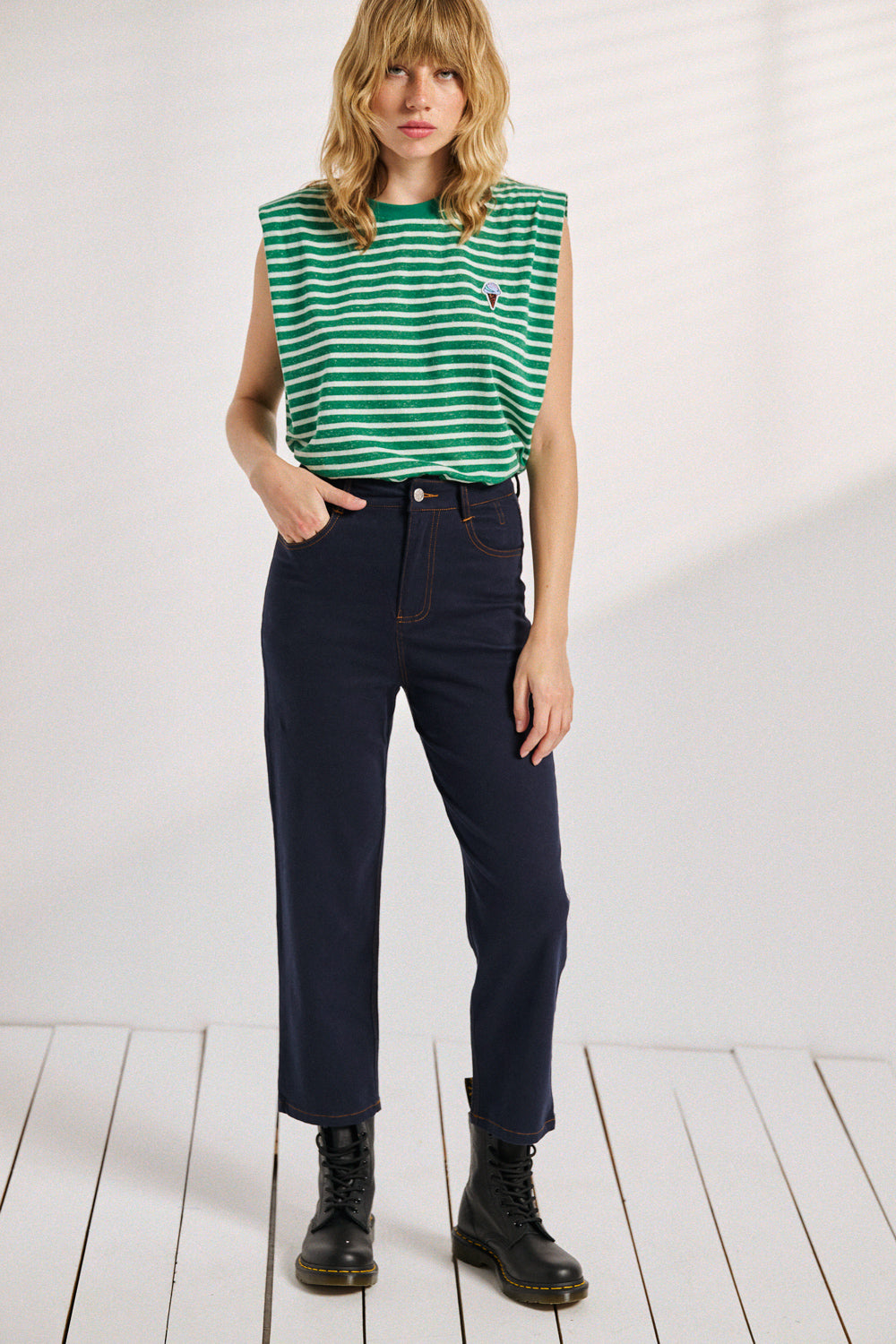 Blue Palissade Pants
