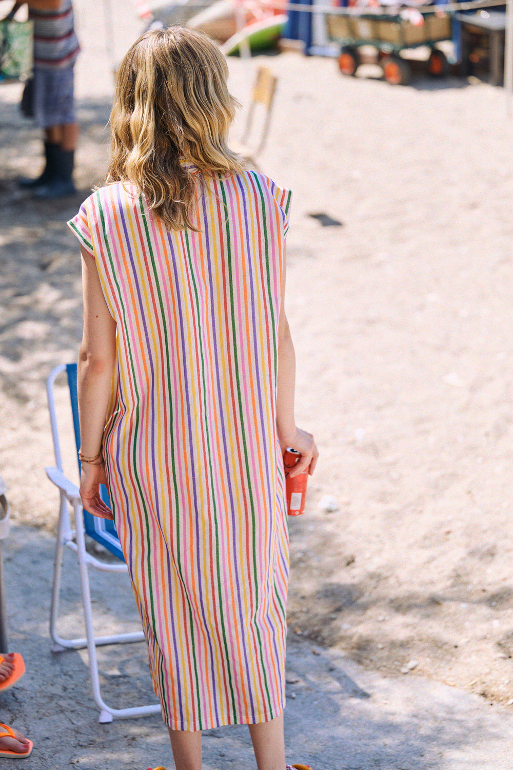 Robe Rayne à rayures multicolores