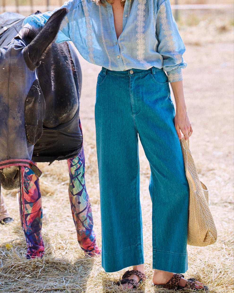 Pantalon Pierce bleu