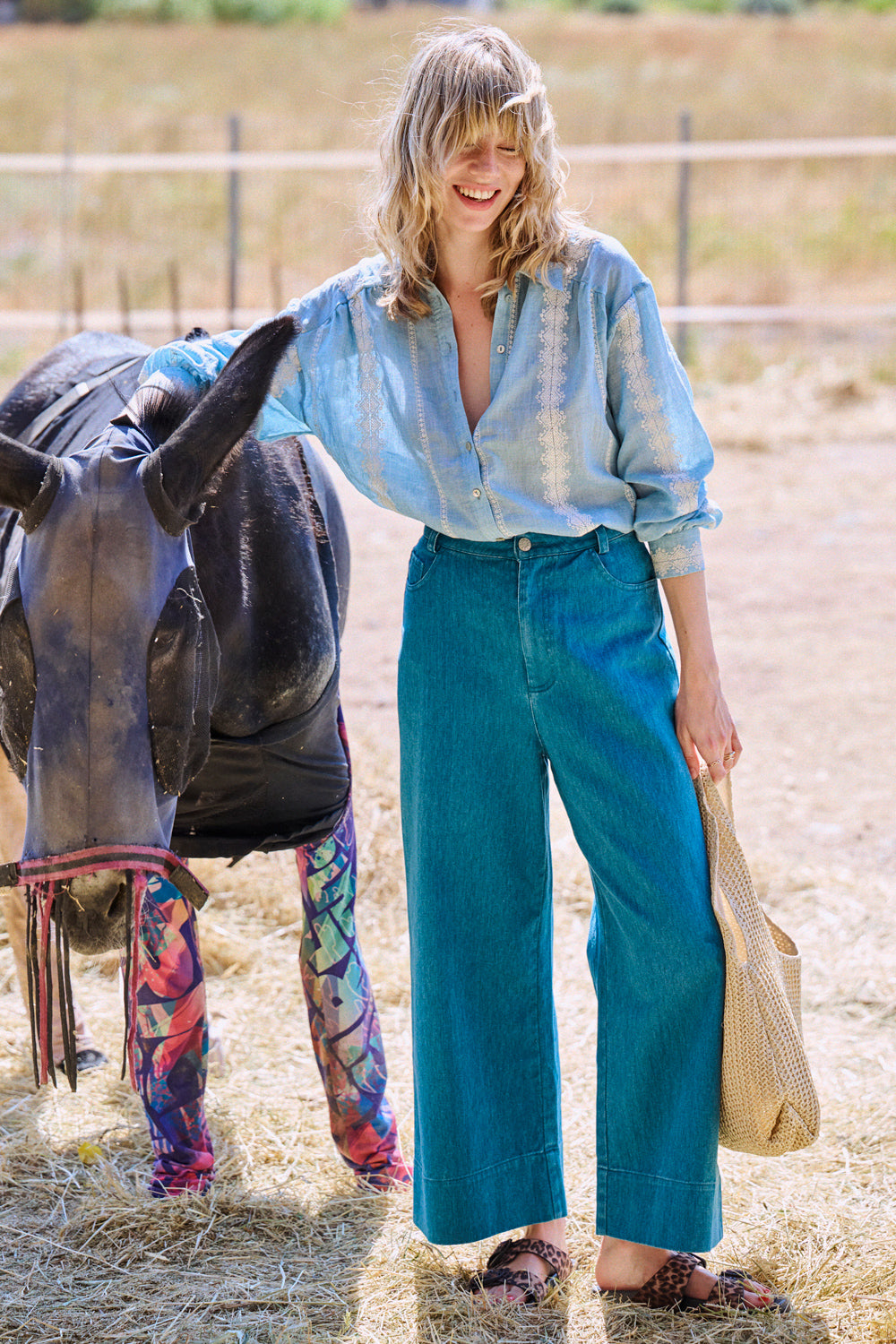 Pantalon Pierce bleu