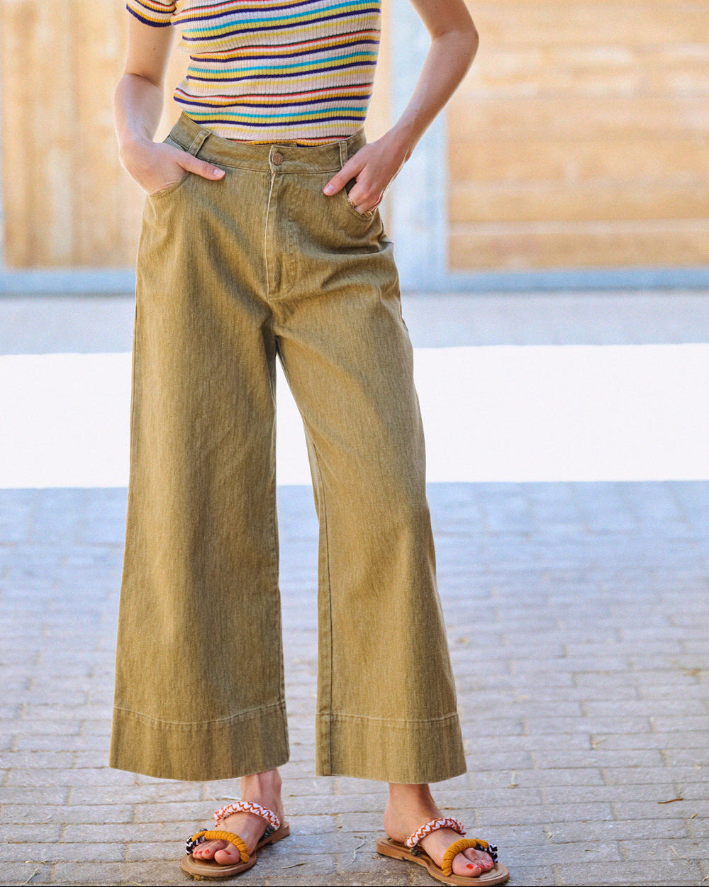 Pantalon Pierce tabac