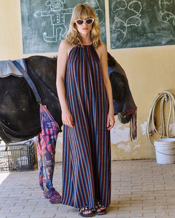 Robe Rika en lurex pailleté