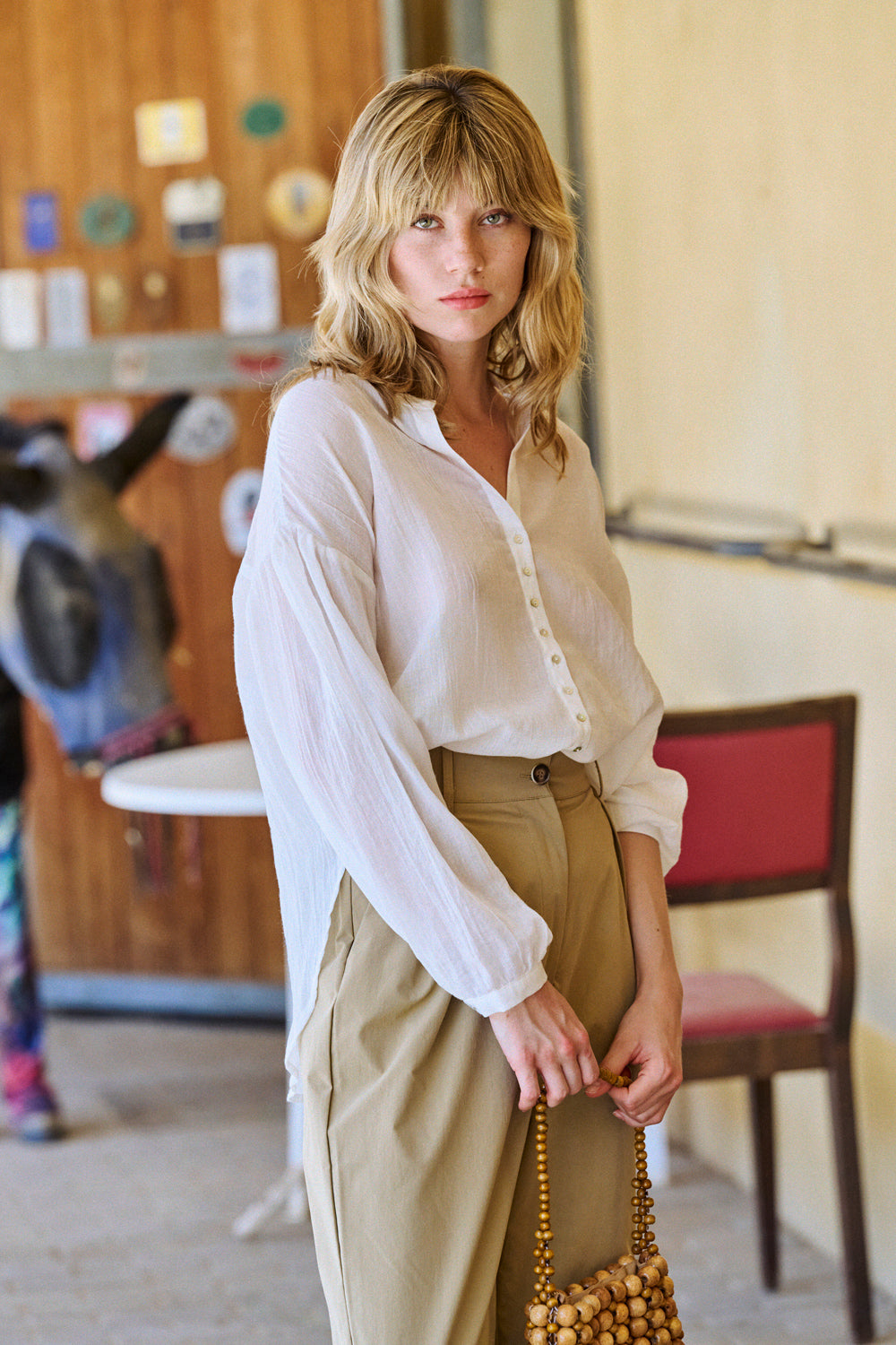 Blouse Chania écrue