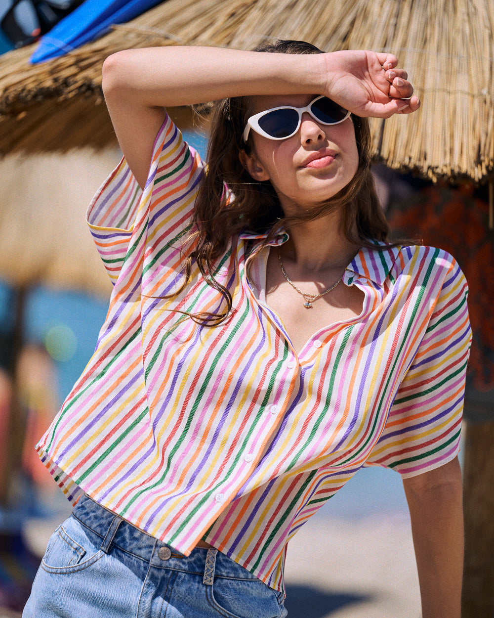 Multicolor Stripes Caraibes Shirt