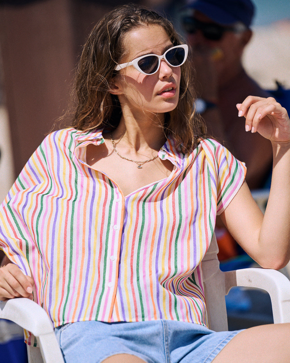 Multicolor Stripes Caraibes Shirt