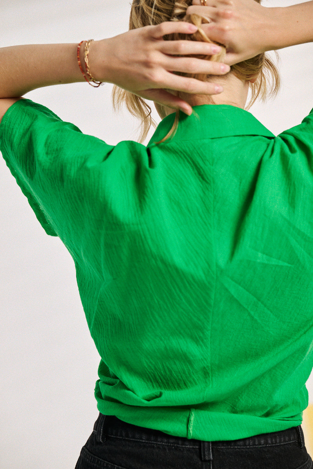 Chemise Caraibes vert flash