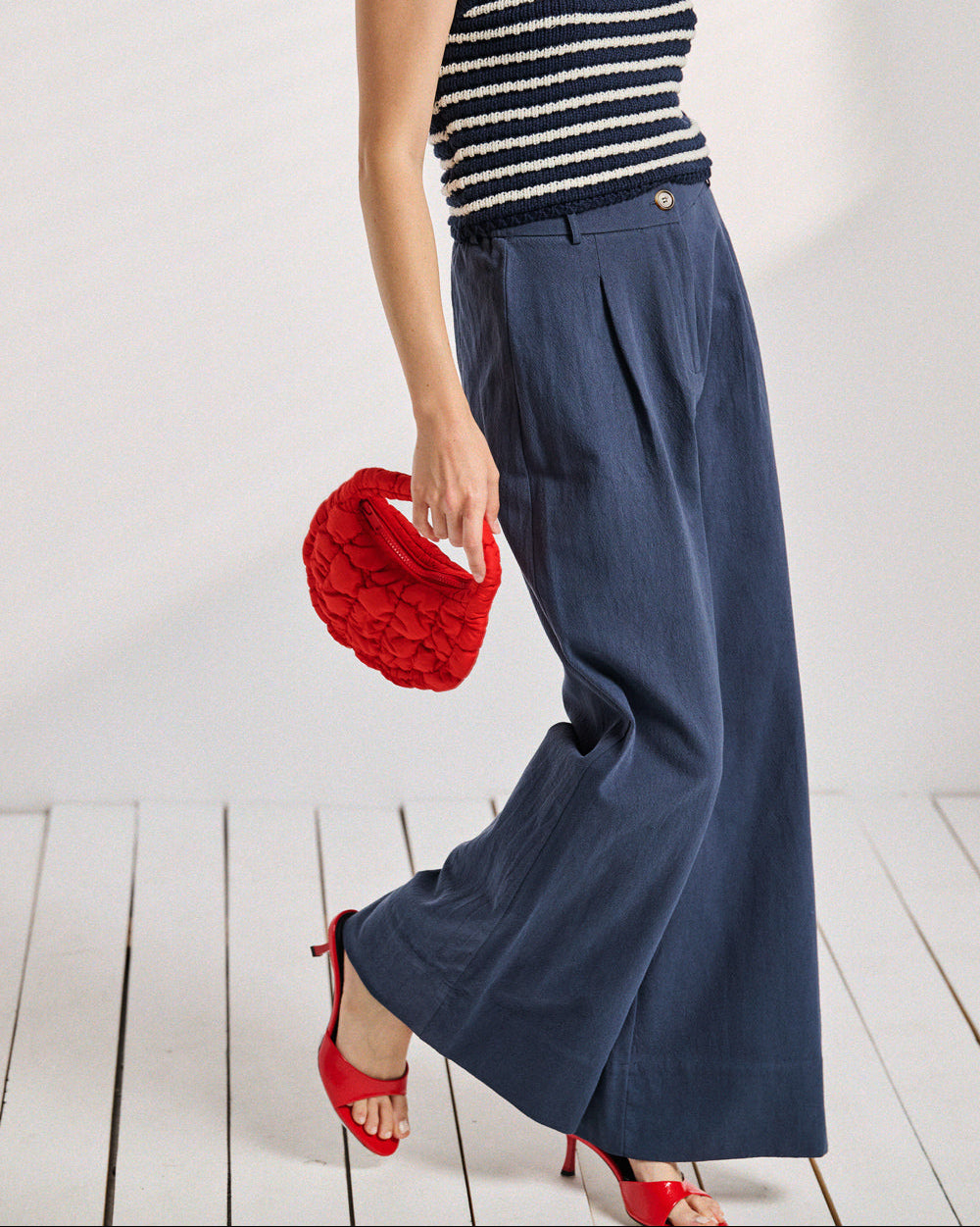 Pantalon Pakita bleu