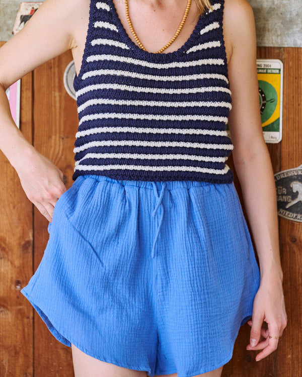 Short Solene bleu