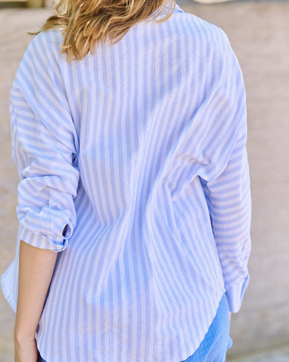 Chemise Contis rayures bleues