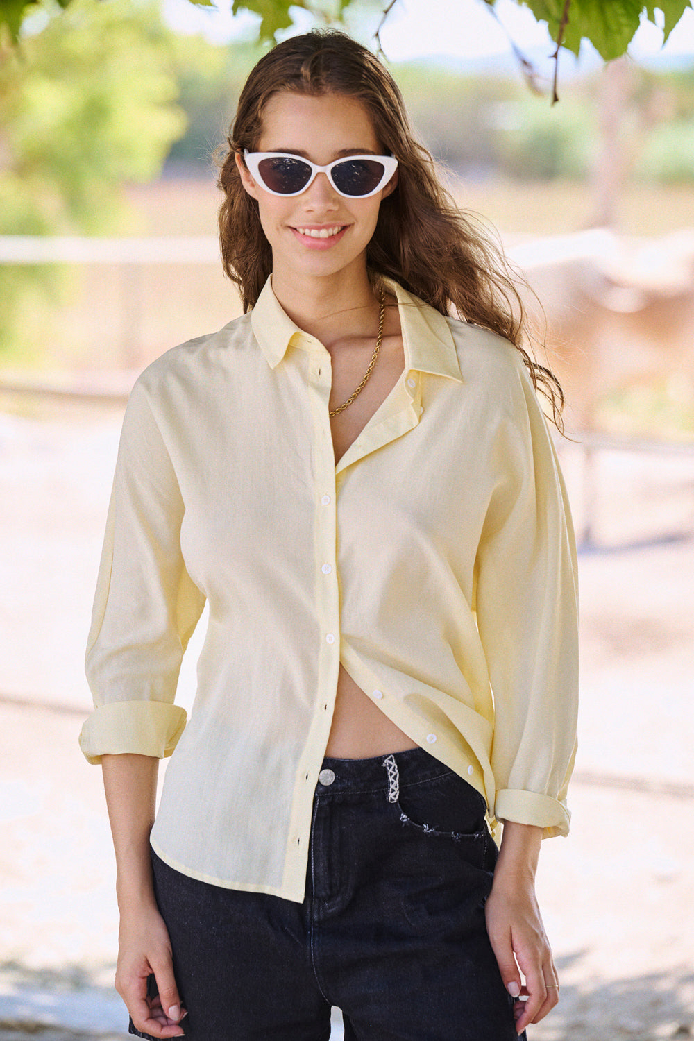 Chemise Contis jaune