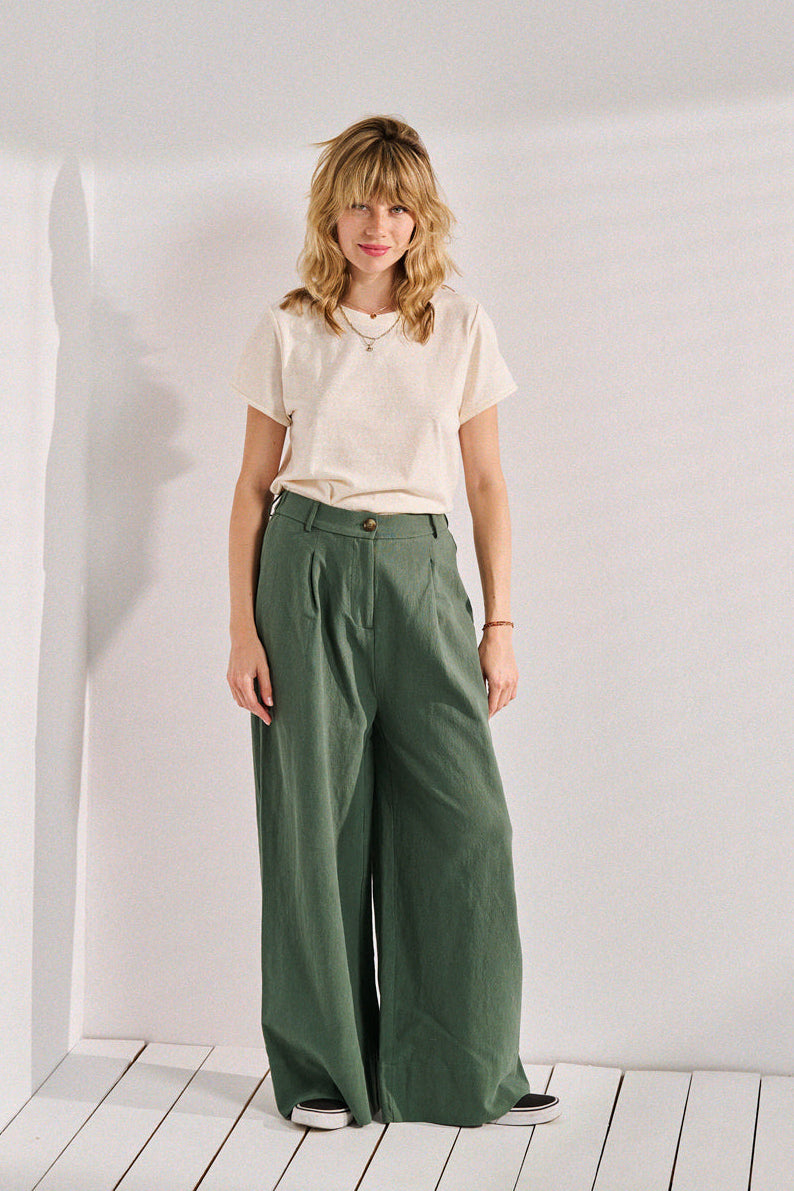 Pantalon Pakita vert