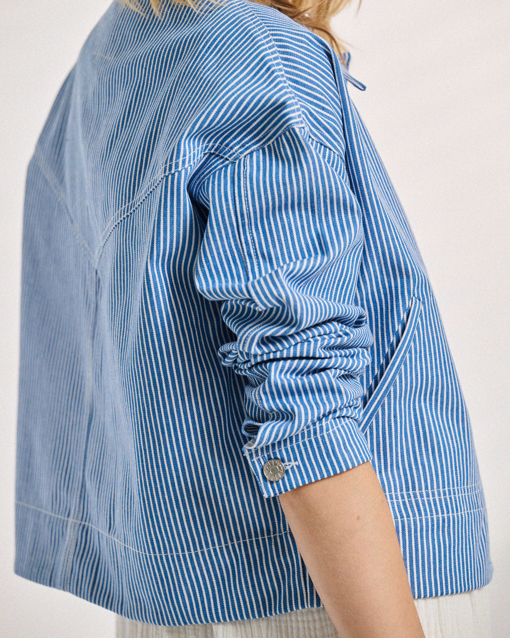 Veste Viky rayures bleues