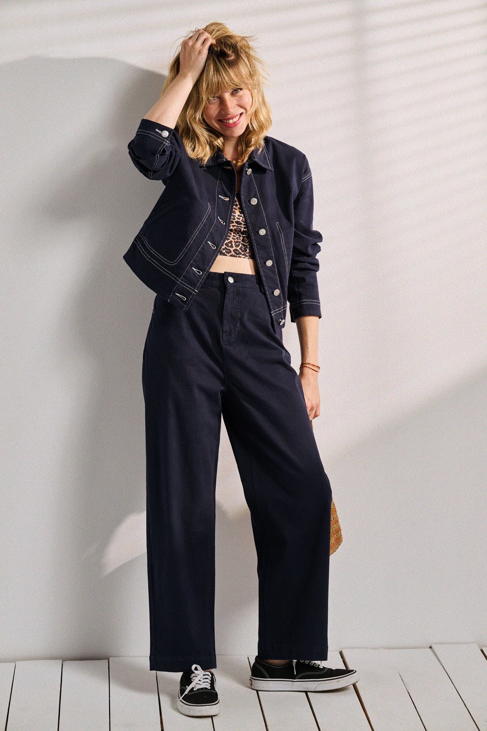 Pantalon Paros marine