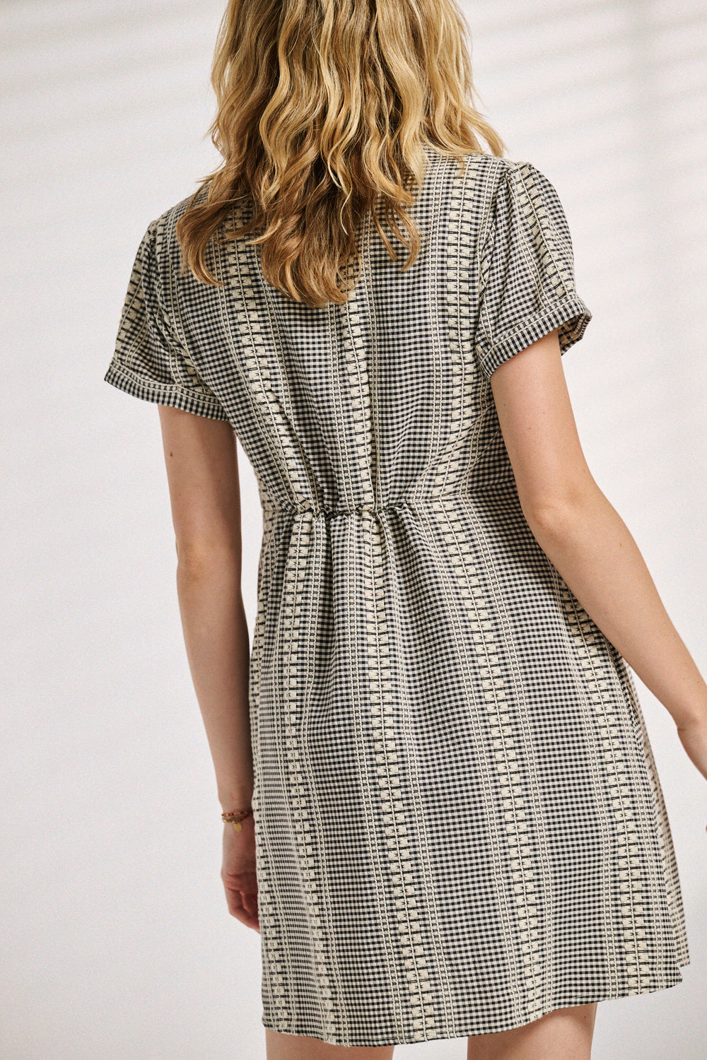 Robe Reo vichy brodé