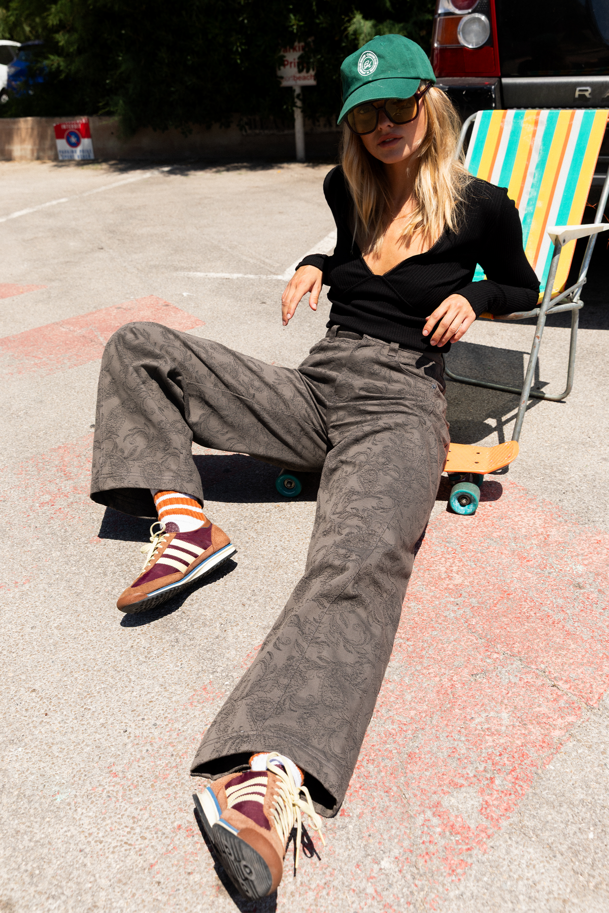 Pantalon Pacha broderie Cachemire