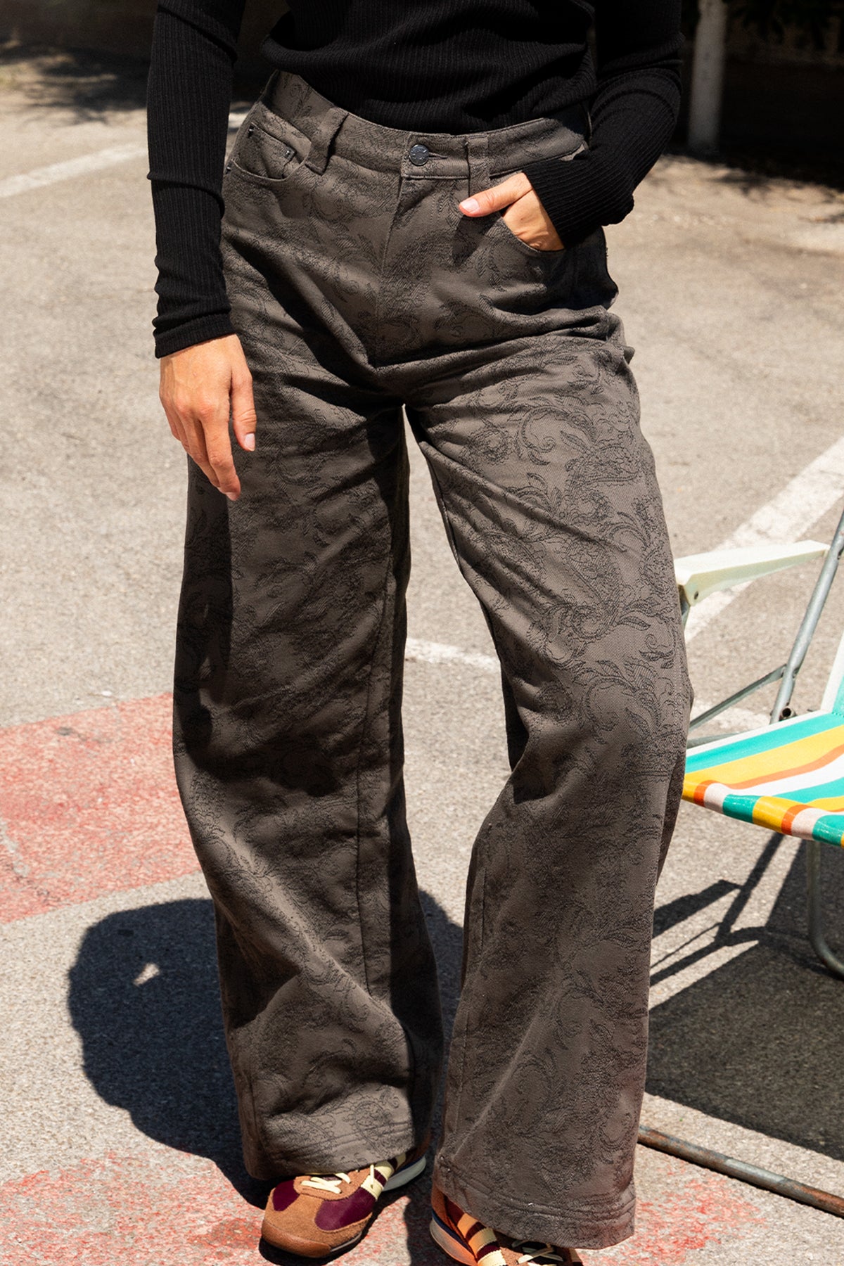 Pantalon Pacha broderie Cachemire