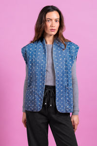 Veste Verane en jean stone brossé