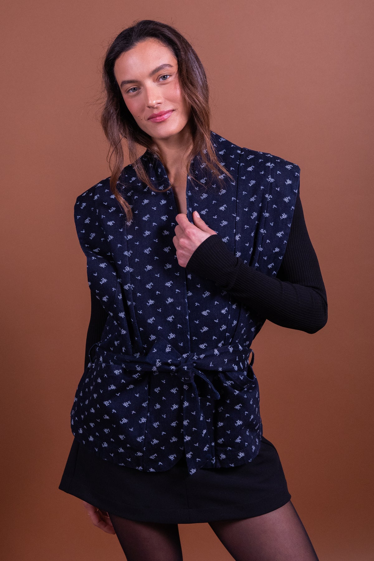 Veste Verane en jean brut brossé