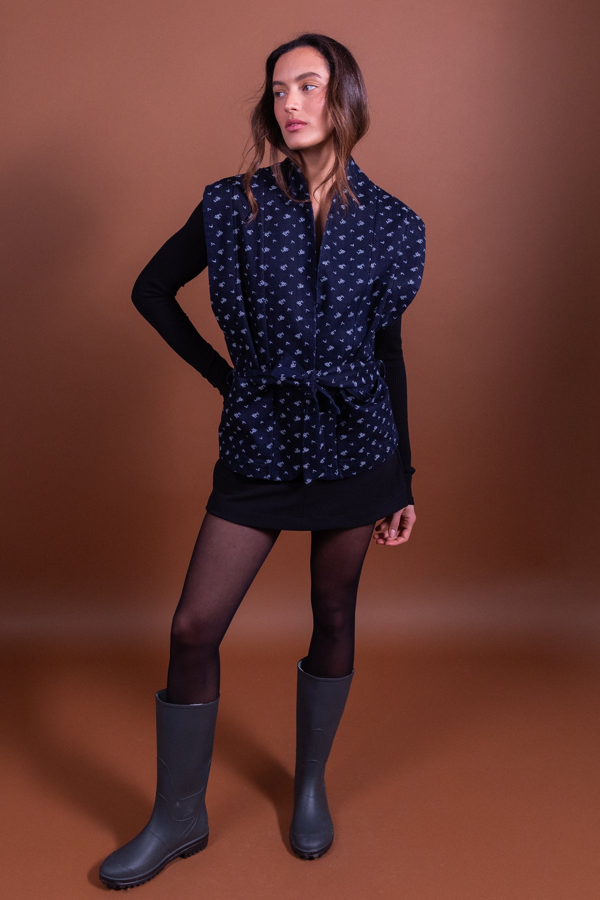 Veste Verane en jean brut brossé