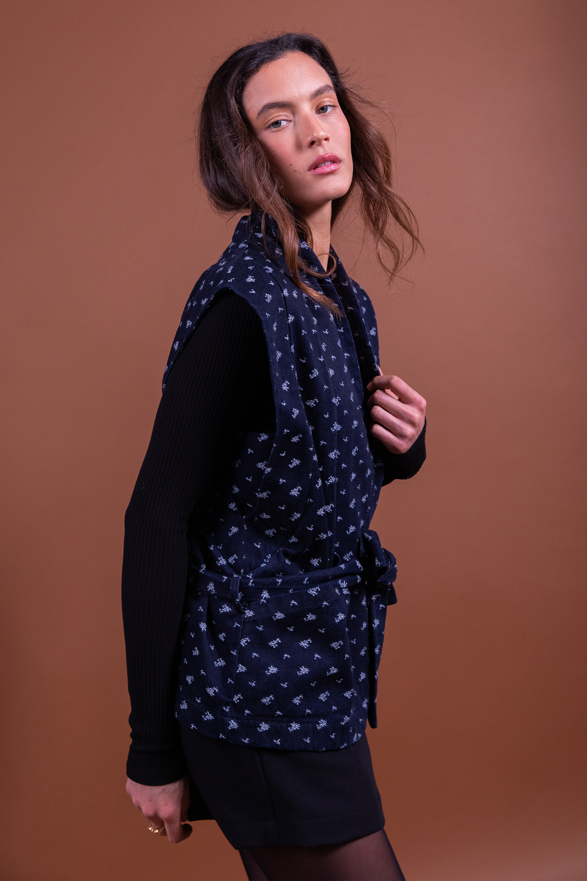 Veste Verane en jean brut brossé