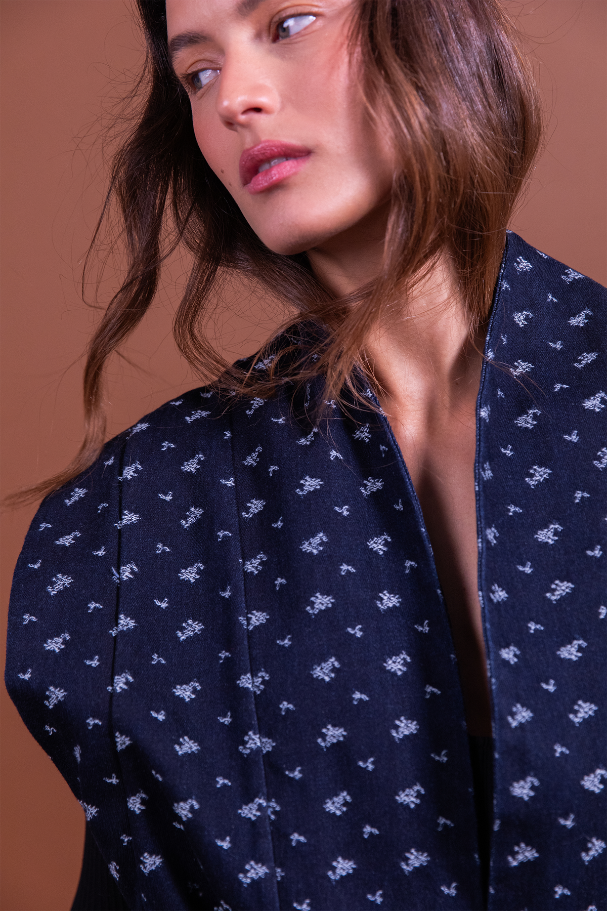 Veste Verane en jean brut brossé